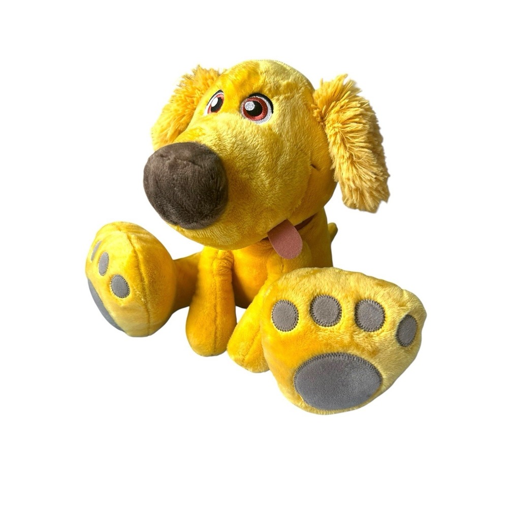 Walt Disney Parks Pixar Dug The Dog From Up Big Feet Plush Stuffed Toy 12"